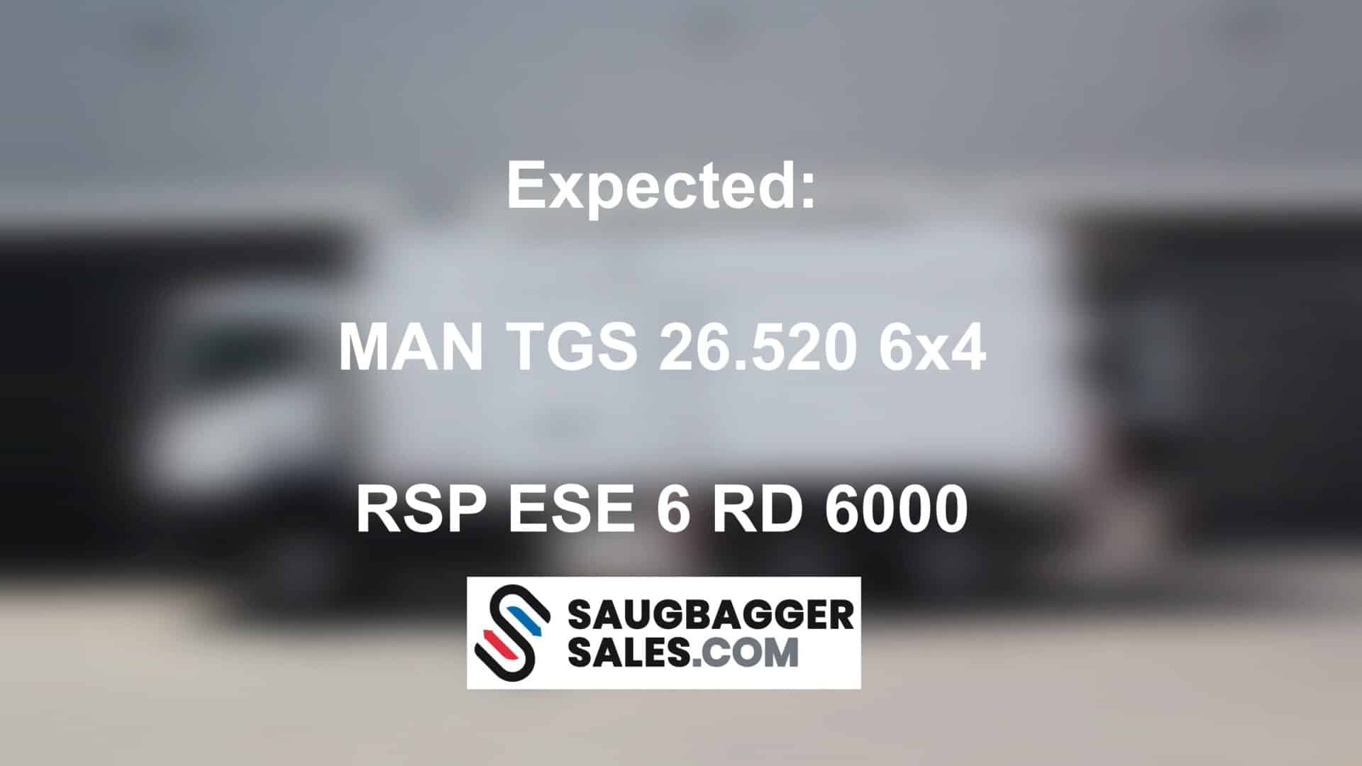 NIEUW MAN 6X4 RSP ESE 6 RD 6000 Zuigauto